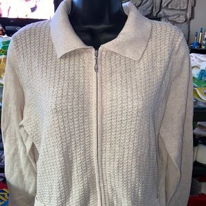 Brand New Alia Petite Zip Up Sweater